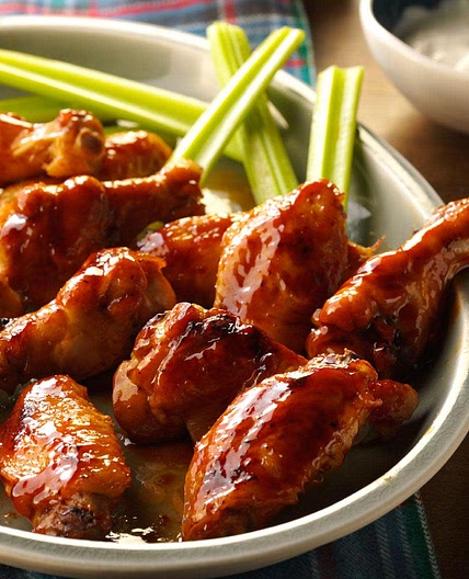 Honey garlic chicken wings