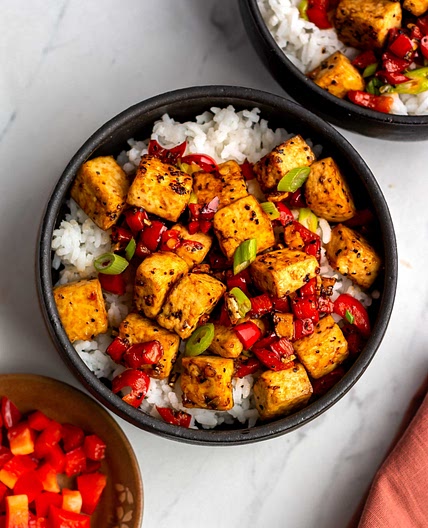 Vegan Black Pepper Tofu
