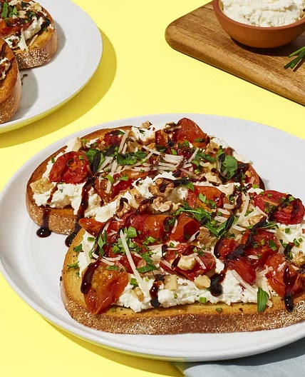 Tomato Ricotta Toast