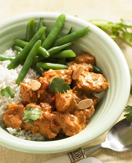 Butter-less butter chicken