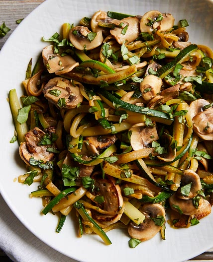 Zucchini & Mushroom Saute