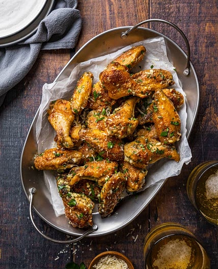 Garlic Parm Wings