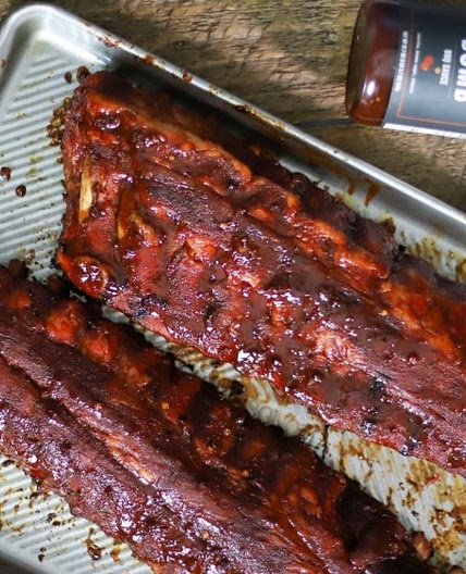Dr. Pepper and Cherry Baby Back Ribs