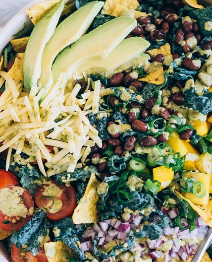 Recipe: Vegetarian Kale Taco Salad