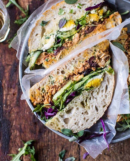 Tuscan Tuna Sandwich