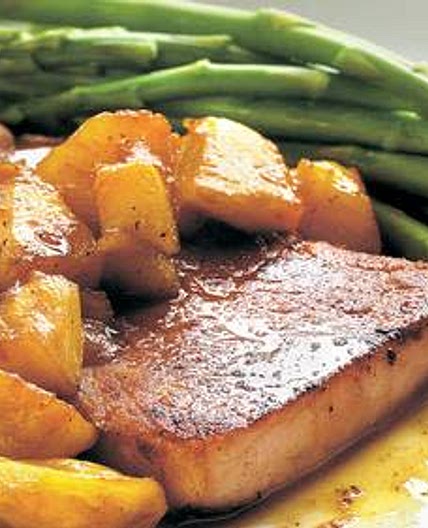 Fried Ham, Pineapple