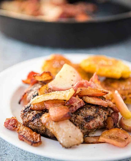 Apple Bacon Burger (Paleo, Whole30, AIP)