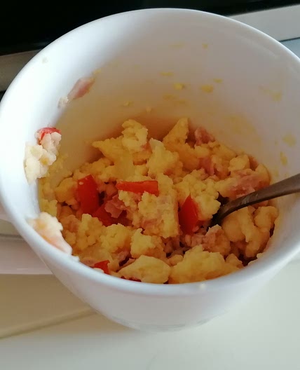 Make Ahead Microwave Breakfast Scrambles