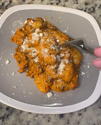 Roasted Red Pepper Gnocchi