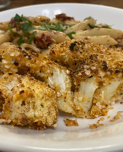 Gluten Free Vegan Cauliflower Parmesan