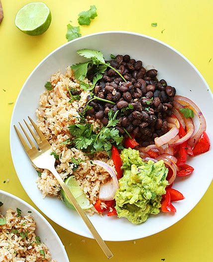 Cauliflower Rice Burrito Bowl