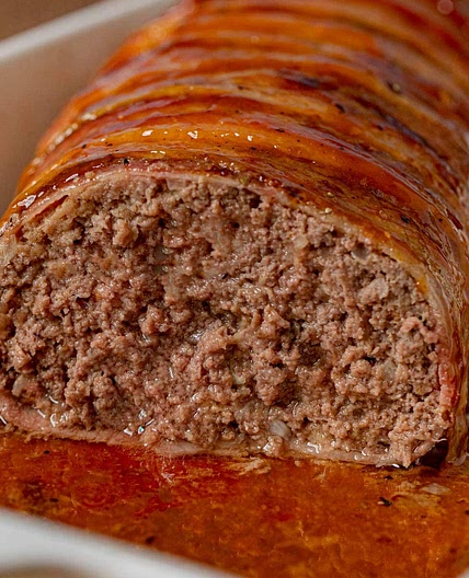 Bacon-Wrapped Meatloaf