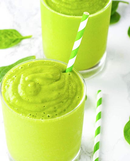 Almond Butter Banana & Spinach Seed Smoothie