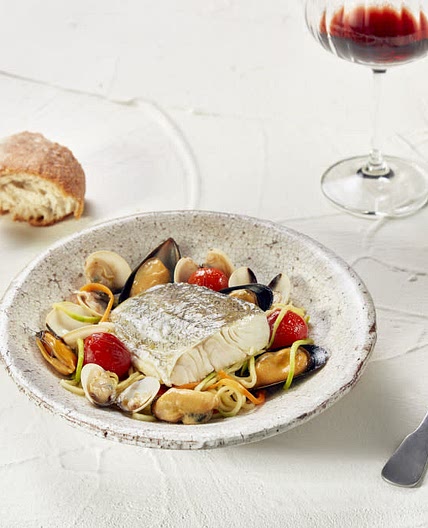 Cataplana de merluza receta portuguesa