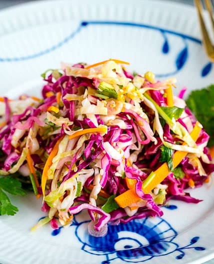Asian Coleslaw with Sesame Dressing
