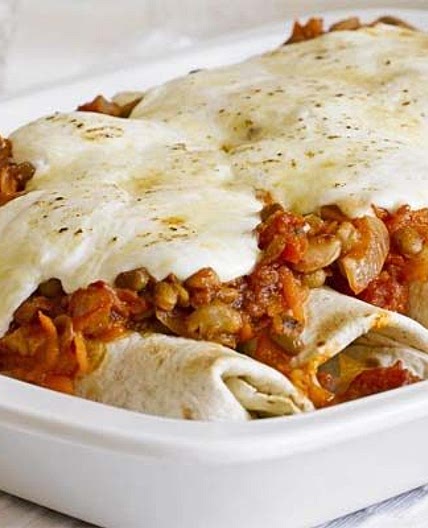 Vegetarian enchiladas