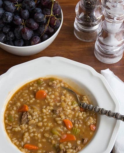 easy and hearty beef barley soup