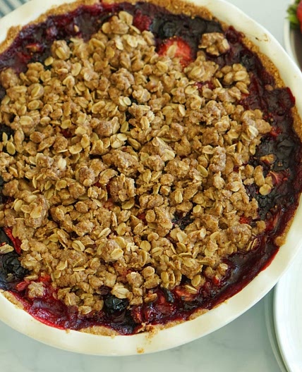 Mixed Berry CrispPie
