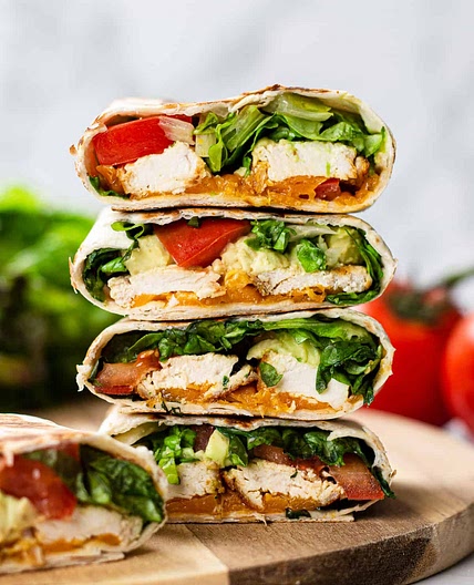 Chicken Avocado Wraps