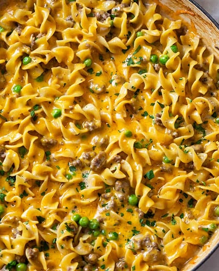 Ground Beef Stroganoff