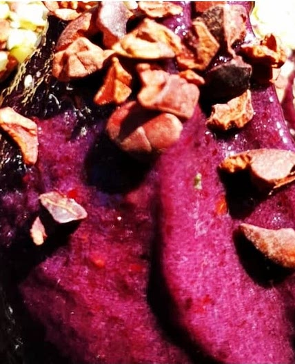 Blackberry and Banana 'nice' cream