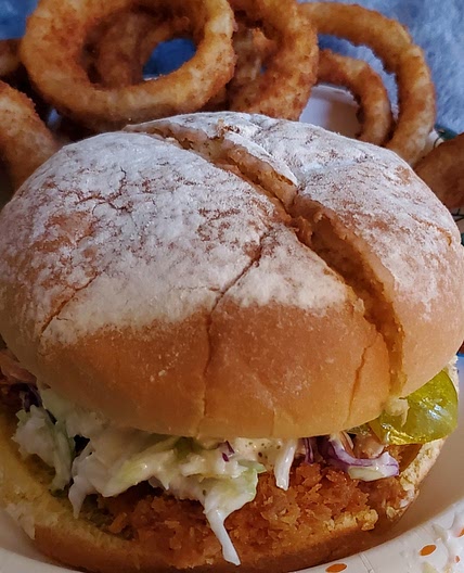 Crispy Chicken Coleslaw sandwich