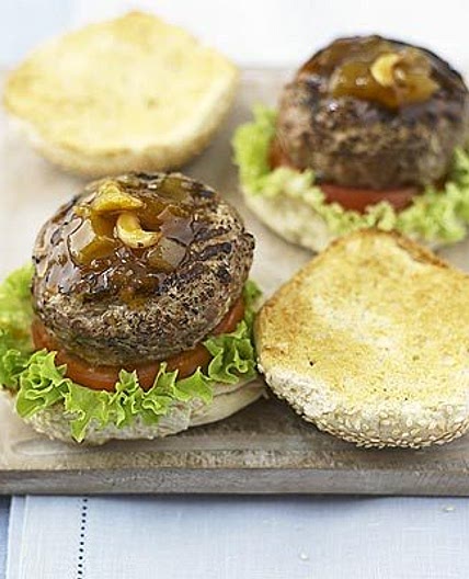 Spiced turkey burgers