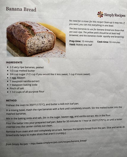 Banana Bread