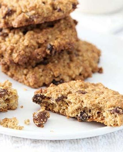 Orange, oat & sultana cookies