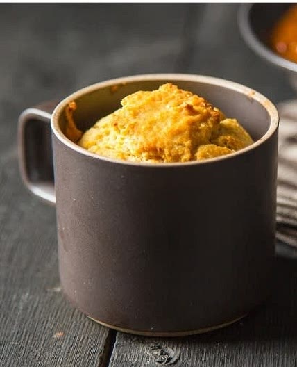 Corn muffin in a mug (3 pts - blue)