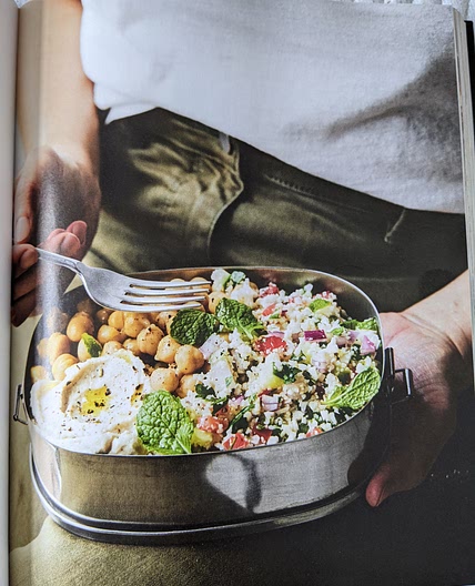 Cauliflower Tabbouleh Bowls with Chickpeas and Hummus