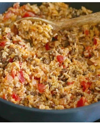 One Pan Taco Rice Dinner