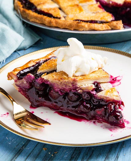 Fresh Blueberry Pie