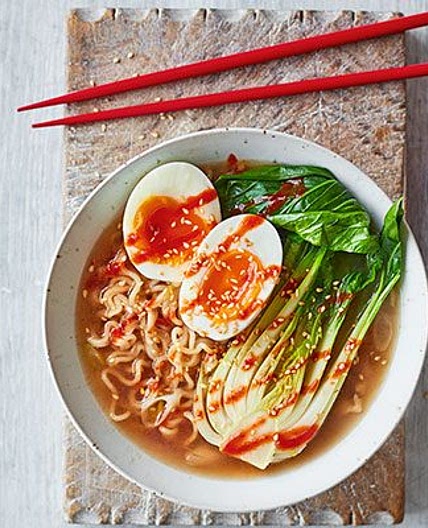 Super-quick sesame ramen