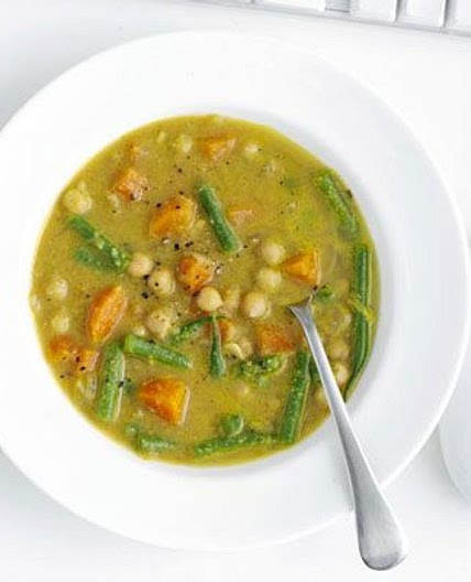 Indian chickpea & vegetable soup