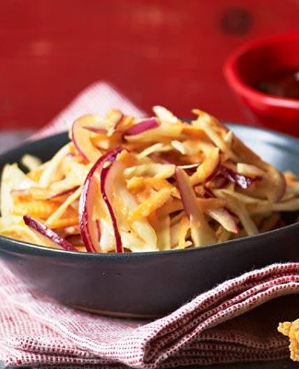Easy vegan coleslaw