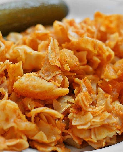 Pasta with Potato Mash