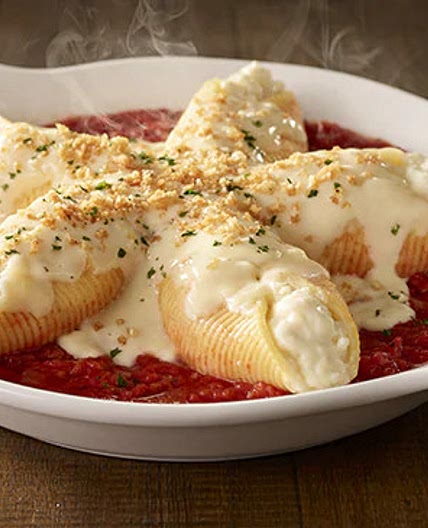Copycat Olive Garden Giant Cheese Stuffed Shells