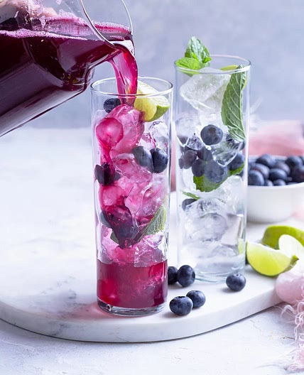Blueberry Ginger Refresher