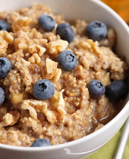 Oatmeal with Blueberries