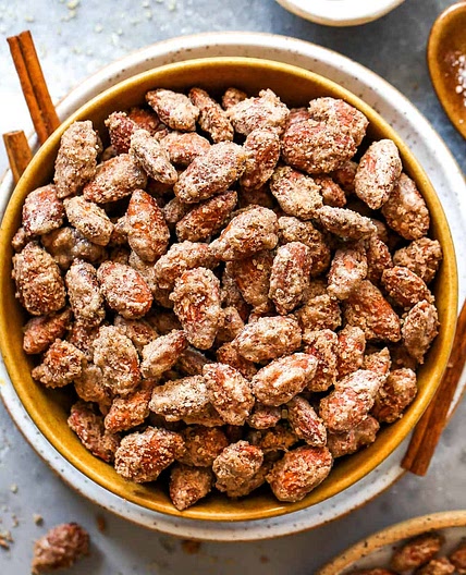 Candied Almonds (Cinnamon Sugar Almonds)