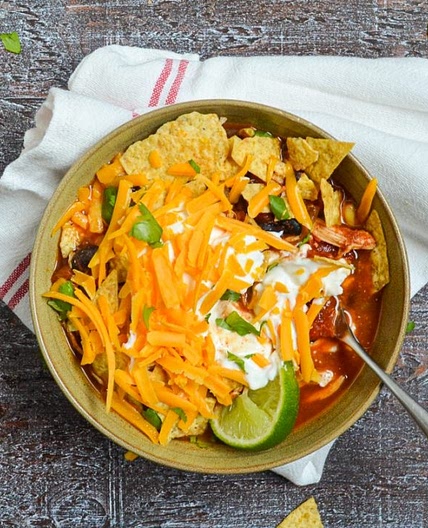 Slow Cooker Chicken Taco Soup