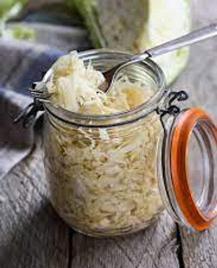 Mackerel and Sauerkraut Salad