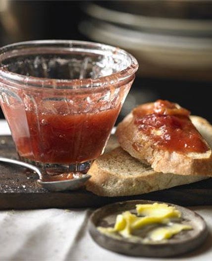 Rhubarb & vanilla jam