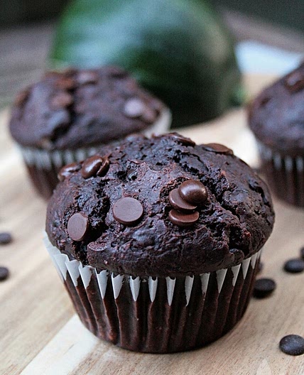 Zucchini Chocolate Muffins