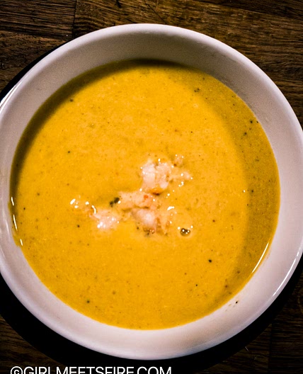 Shrimp and Butternut Squash Bisque