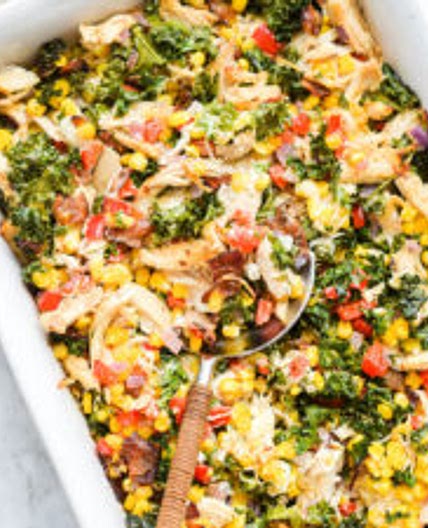 Confetti Chicken Casserole