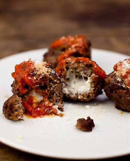 Cheese-Stuffed Meatballs Recipe