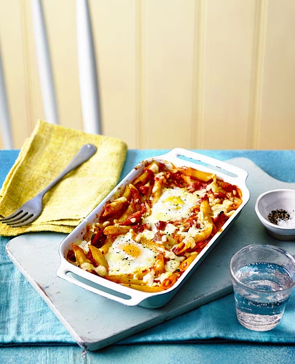 Ham and Egg Pasta Bake