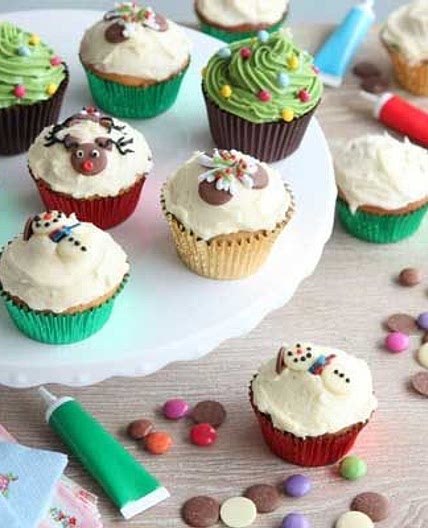Christmas cupcakes